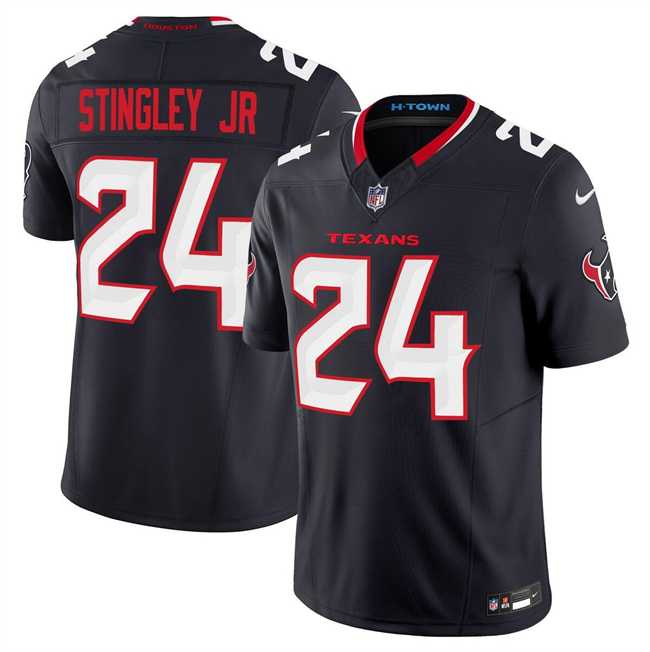 Men & Women & Youth Houston Texans #24 Derek Stingley Jr. Navy 2024 Vapor F.U.S.E. Limited Stitched Jersey